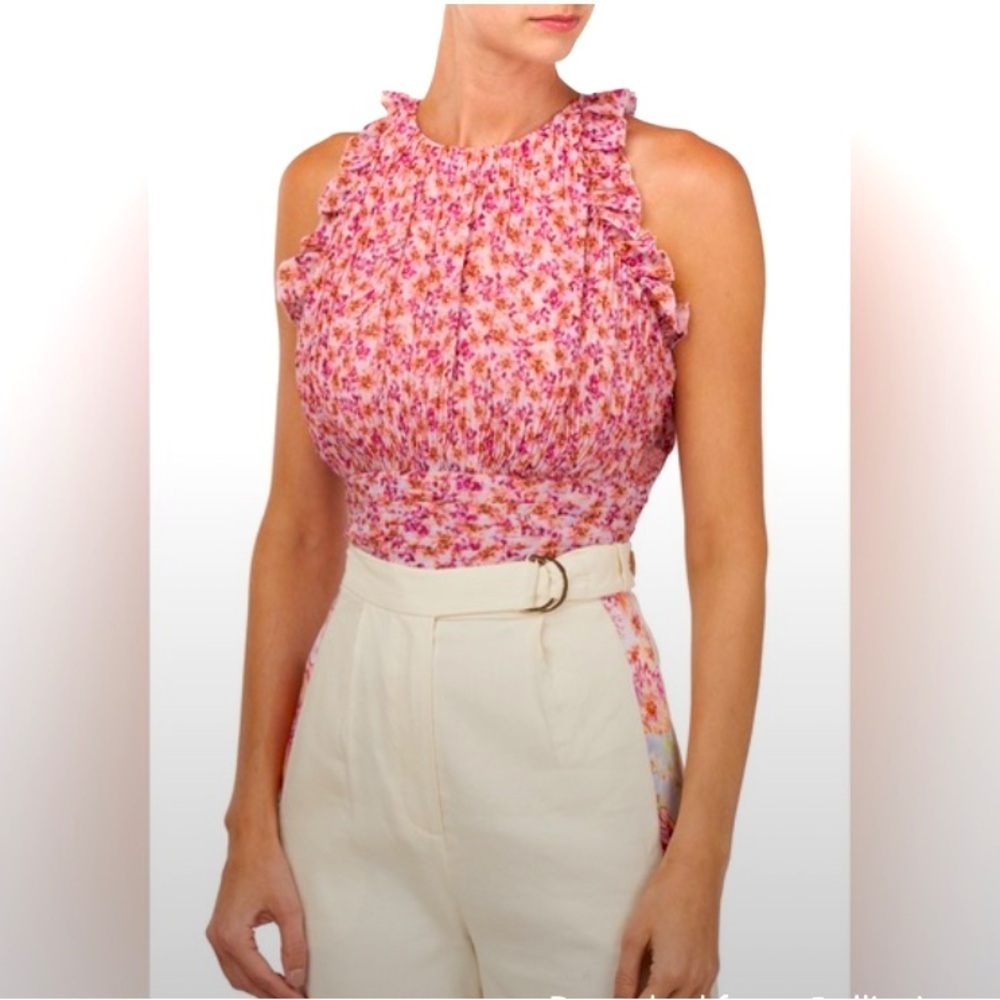 Floral Pink SPRING Smocked AMUR
Caelynn Top NWOT BOHO DESIGNER REVOLVE $500 fall